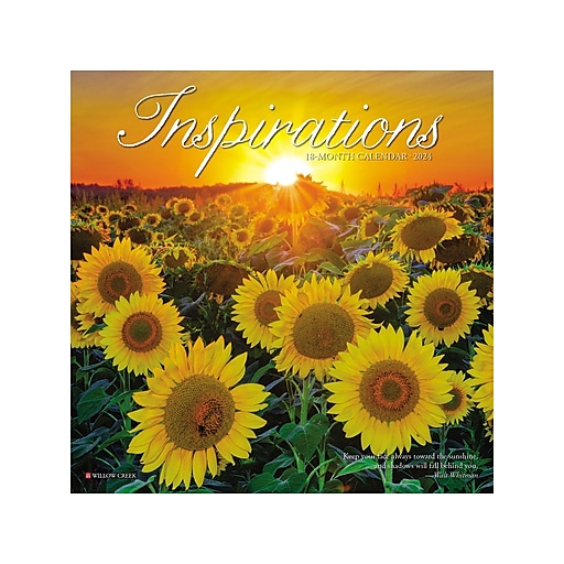 2024 Willow Creek Inspirations 7" x 7" Monthly Wall Calendar (36808