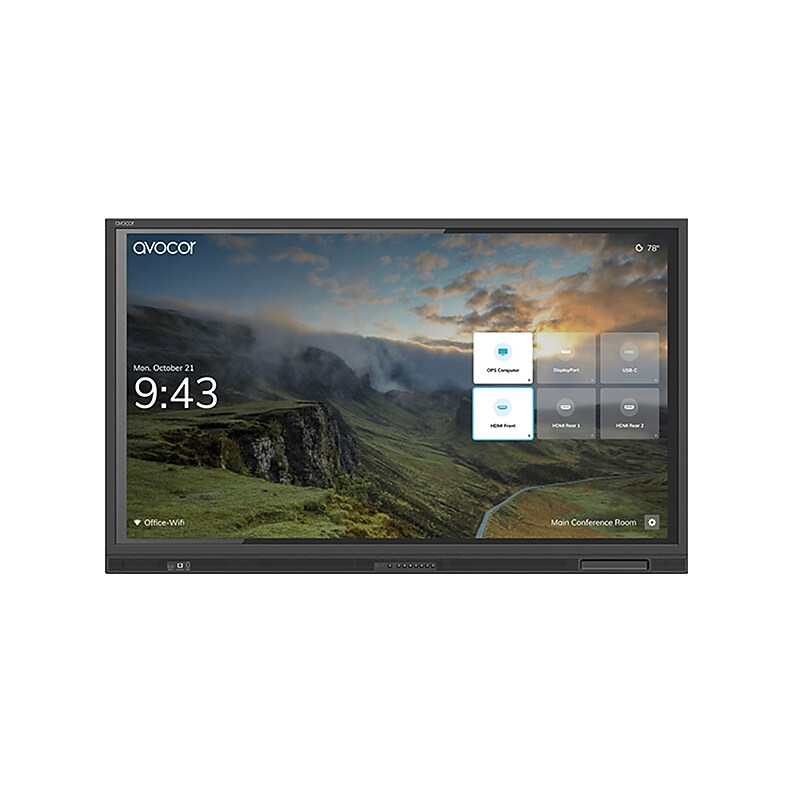Avocor E-50 Series 86" 4K IR LED Interactive Display (AVE-8650) image 1