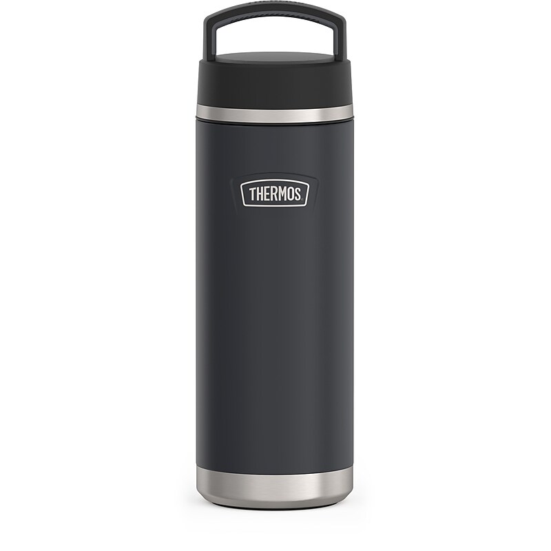 Thermos Icon Stainless Steel Vacuum Insulated Water Bottle, 24 oz., Granite (EAIS2002GT4) image 1