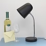 Simple Designs Sleek Essentials LED Desk Lamp, 15.28", Black (LD1075-BLK)~#|#~609E7F2C-2B61-4B4A-90ED8A15B5894469_sc7