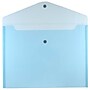 JAM Paper Premium Plastic Document File, 1 Pocket, Letter, Blue, 3/Pack (218S0bux3)~#|#~609F7F70-0091-4F33-B26FE028CD5B5C1A_sc7