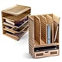 Officemate 4-Compartment Stackable Bamboo Desk Organizer, Natural Wood (71006)~#|#~60A21E13-EE3D-4358-824F384E3975AC65_sc7