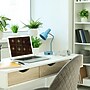 Simple Designs Sleek Essentials LED Desk Lamp, 15.2", with USB Ports, Cyan Blue (LD1072-CYN)~#|#~60A24083-EA3B-4B50-AEB5466736A865D4_sc7