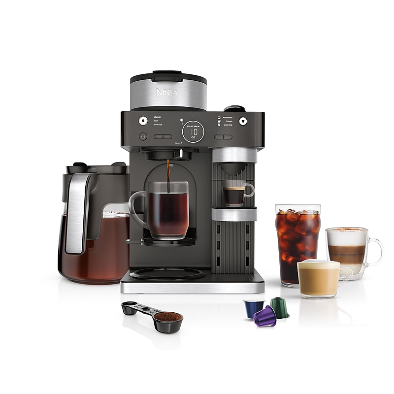 Ninja 12-Cups Coffee & Espresso Machine Combination, Black (CFN601) image 1