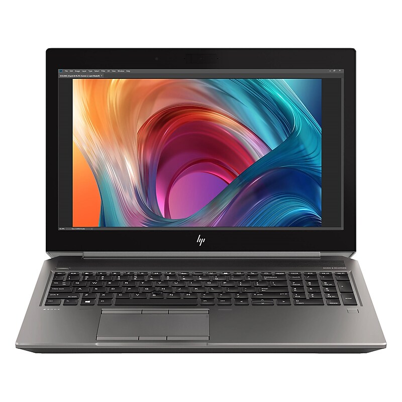 HP ZBook 15 G6 15.6" Refurbished Laptop, Intel Core i7-9850H, 2.6GHz, 64GB RAM, 2TB SSD, Windows 11 Pro (J5-Z15G6A08) image 1