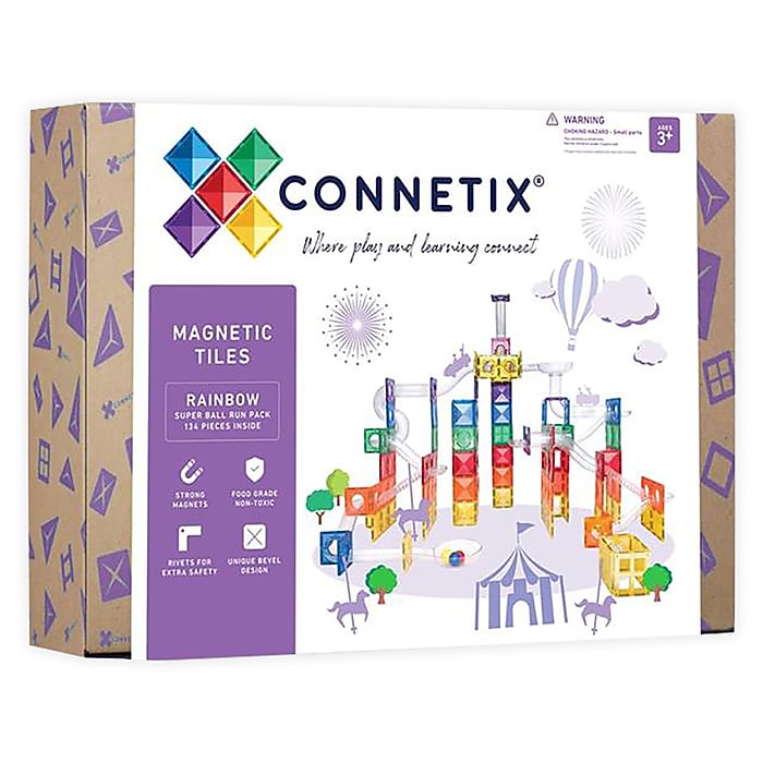 知育玩具 CONNETIX MAGNETIC TILES Amazon.com: CONNETIX Rainbow Square Pack, 42 Pieces : Toys