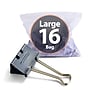 Officemate EZ Large Binder Clips, Gray, 16 Clips/Pack (99216)~#|#~60AF1C2F-6152-4D05-816BC070F0E0A413_sc7