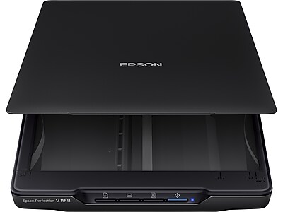 Epson Perfection V19 II Flatbed Portable Photo Scanner, Black (B11B267201) Simolary simolary.com