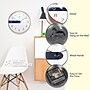 Infinity Instruments Copper Stripe Analog Wall Clock, Plastic Frame, 12" (20288GD-4529A)~#|#~60B49DA9-60CB-4116-B95273D34ADEDBC0_sc7
