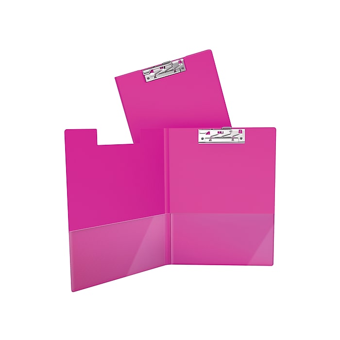 Davis Group Premium Polypropylene Clipboard, Letter Size, Pink, 10