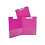 Davis Group Premium Polypropylene Clipboard, Letter Size, Pink, 10/Pack (4511-43-10)~#|#~60BA3510-56B4-4912-B373BE3BD473D67C_sc7