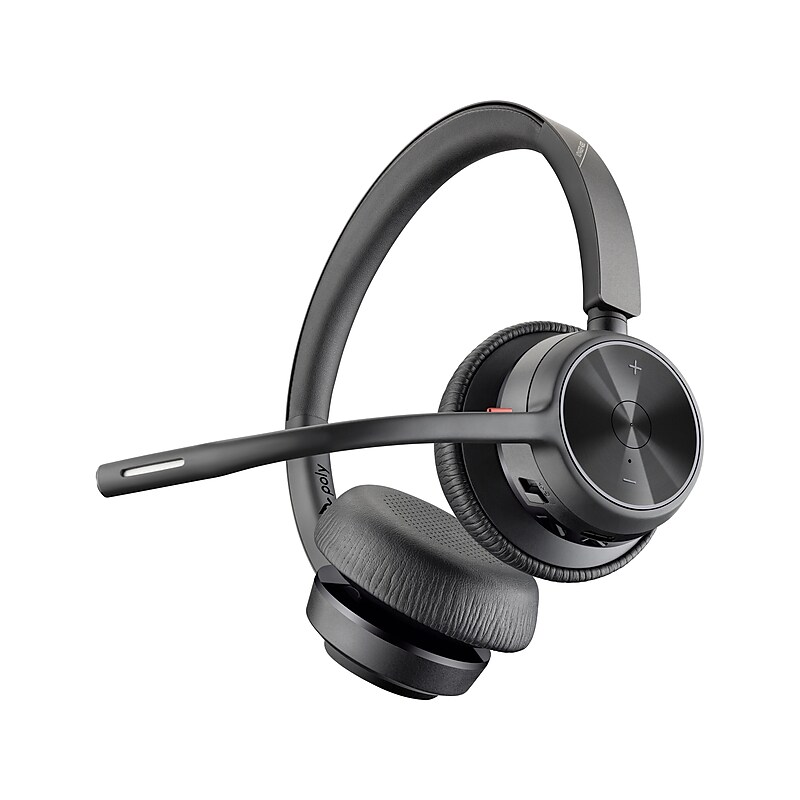 Poly Voyager 4300 UC Series USB-A Bluetooth Stereo Phone & Computer Headset, Unified Communications Certified (77Y99AA) image 1