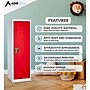 AdirOffice 48" Single Tier Red Storage Locker (629-01-RED)~#|#~60C19546-83B8-4F5C-9816E04CACD161B5_sc7