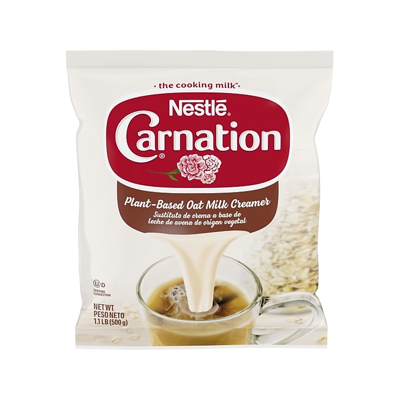 Nestle Carnation Oat Milk Powdered Creamer, 17.64 oz., 4/Carton (12497899) image 1
