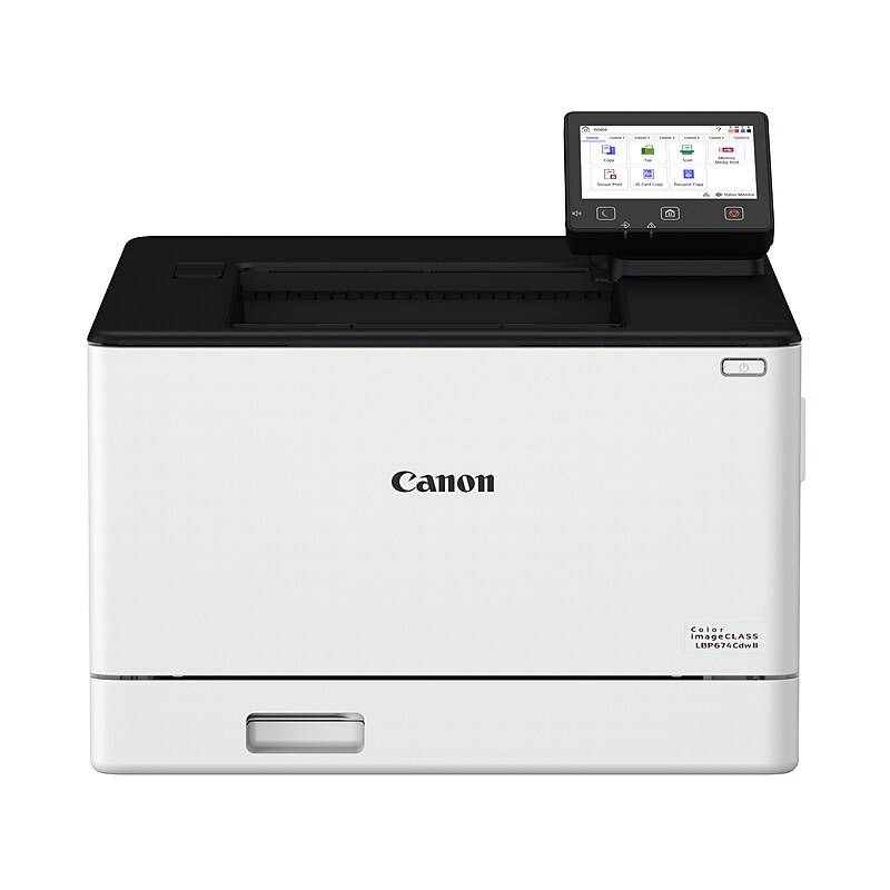 Canon imageCLASS LBP674Cdw II Wireless Color Print-Only Laser Printer, Best for Office (7186C006) image 1