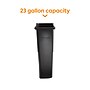 Coastwide Professional™ Slim Plastic Trash Can with no Lid, Black, 23 Gal. (CW50718)~#|#~60C8A313-B800-464A-B569C7CB5422EAF5_sc7