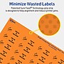 Avery Rectangle Multipurpose Labels, 2/3" x 1-3/4", Bright Orange, 3520/Box (94209)~#|#~60D12506-BC3C-41F7-8A1F65C8570A5FF1_sc7
