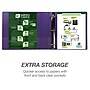Samsill Earth's Choice Plant-Based 2" View Binders,  3-Ring , Made in USA, Purple, 2/Pack (SAMU86608)~#|#~60D41104-0B60-46C5-B45A56DD3D849EE5_sc7