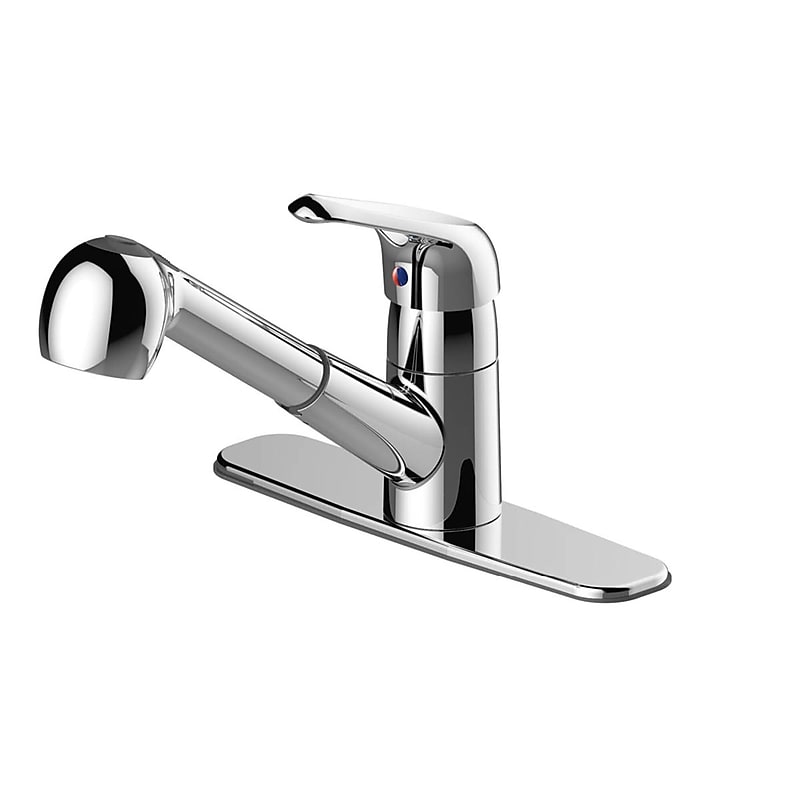 PROFLO Edgebrook 1.5 GPM Single Hole Pull Out Kitchen Faucet - Includes Escutcheon (PFXCM1M2067) image 1