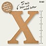 Plaid MDF Letters, 5", Brown Oxide, 12/Pack (PDE63577-12)~#|#~60D6BA6B-6AF0-4060-861FE3623D77AAAB_sc7