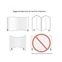 Versare VersaFold 4-Panel Folding Room Divider, 78"H x 96"W, Black Fabric (DS1723004-1)~#|#~60D9B2E9-0EC0-46D6-A9E956CD331685D4_sc7