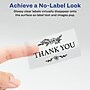 Avery Sure Feed Laser/Inkjet Shipping Labels, 2" x 4", Glossy Clear, 100 Labels/Box (6522)~#|#~60DC42C6-8CBB-4302-A1D29E4EDAC7E6CA_sc7