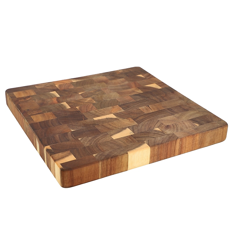 MegaChef 13.75" x 13.75" Acacia Wood Cutting Board image 1