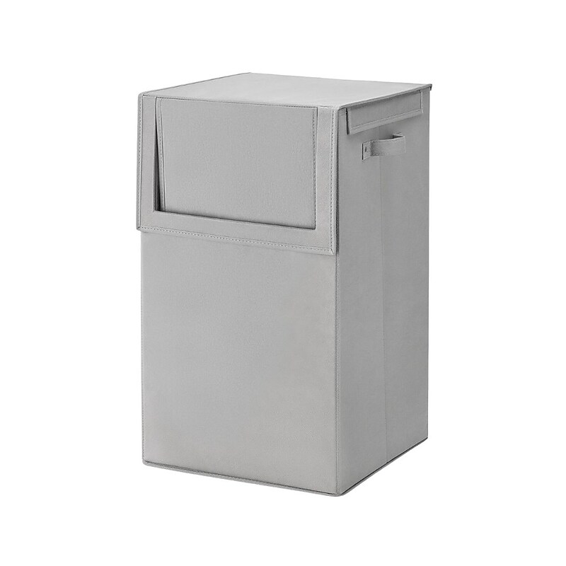 Whitmor Hamper with Lid, Fabric, Gray (578414335ALYPDQ) image 1