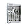 MegaChef Cravat Stainless Steel Flatware Set, 20 Piece~#|#~60F9072E-CB81-4AB2-99B5632F210B81BB_sc7