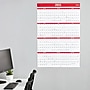 2025 Staples 48" x 32" Dry Erase Wall Calendar, Red/White (ST53911-24)~#|#~60F90E27-3C81-44D5-8C4561C34F07F38D_sc7