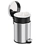 iTouchless SoftStep Round Stainless Steel Step Trash Can with Hinged Lid, 1.29 Gallon (IP01RSS)~#|#~60FA8A39-33BF-4B13-A5E6323C75A4F33D_sc7