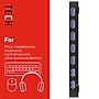 Staples TECH 7-Port USB 3.0 Hub, Black (ST62371)~#|#~60FB2D2D-7142-4BCE-A7BA4A1EAA1FC259_sc7