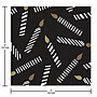 Creative Converting Golden Wishes Birthday Tableware Kit, Black/Gold, Serves 8 (DTC9506E2A)~#|#~60FCB854-1054-4009-B408C6D7FC6DFA63_sc7