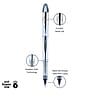 uni-ball Vision Elite Rollerball Pens, Bold Point, Blue/Black Ink, 4/Pack (67182)~#|#~60FDC013-74C7-431F-948F80CBD91A2F4A_sc7