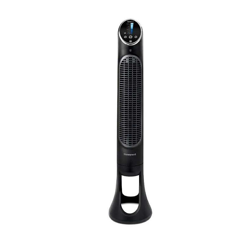 Honeywell QuietSet 32.83"H 8-Speed Oscillating Tower Fan, Black (HYF290B) image 1