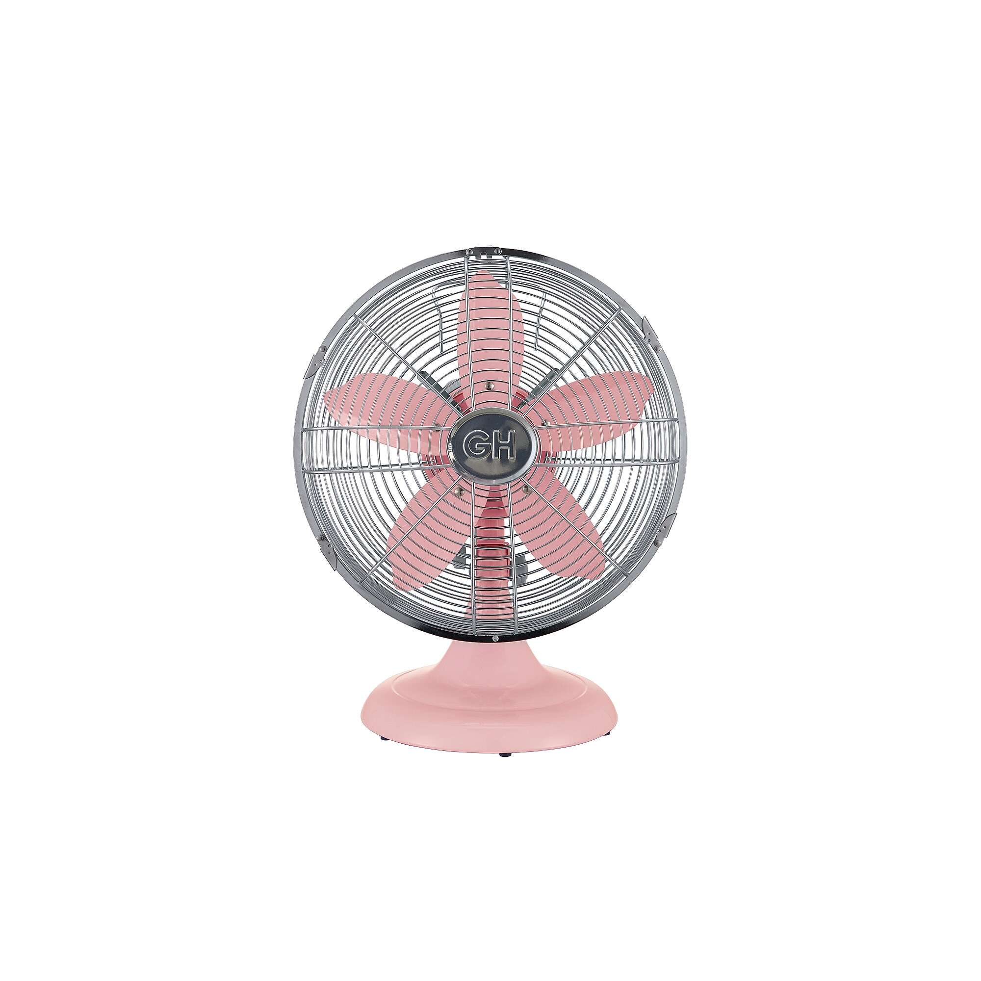 Good Housekeeping, Oscillating Desk Fan, 3-Speed, Pink (92606) Sansujyuku sansujyuku.com
