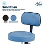Viva Comfort Armless Vinyl Medical and Lab Stool with Lumbar Support, Blue (ADI910-03-BLU-MK)~#|#~6101CB99-9069-4F7C-B1F02E7BE4FC85C1_sc7
