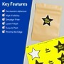 Avery Burst Multipurpose Labels, 2-1/4" x 2-3/8", Neon Yellow, 120/Pack (94611)~#|#~6112DE85-282E-4849-BEB24288F0F8ECAE_sc7