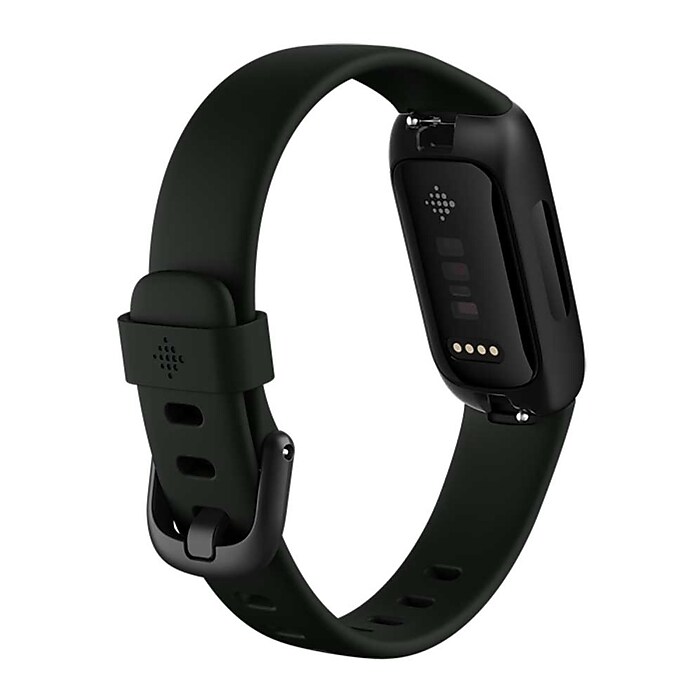 Fitbit Inspire 3 Smart Watch, GPS, 38mm, Aluminum Case, Black