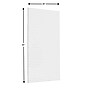 Triton Products High Density Fiberboard Round Hole Pegboard with 36 pc. DuraHook Assortment (PEG36-WHT)~#|#~61138A56-2E13-4E2A-BEF89BFFA09F0DEC_sc7
