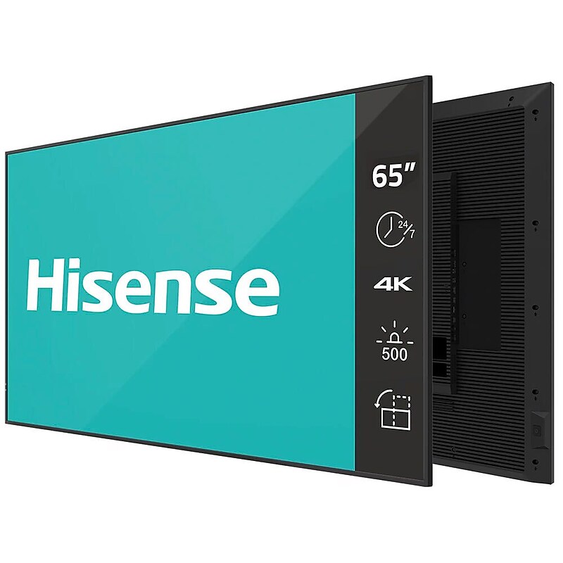 Hisense DM Series 65" 4K UHD IPS Digital Signage Commercial Display for Digital Signage (65DM66D) image 1