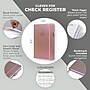 Clever Fox Check Register Book, 5.87" x 8.39", Rose Gold, 55 Sheets/Book (B088W5ML74)~#|#~611601D2-A19B-4DBF-91C1DB0C8922E122_sc7
