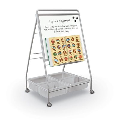 TLC 2 Mobile Dry Erase Easel With Tubs - Thumbnail 5
