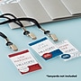 Avery Secure Top Heavy Duty Multiuse Badge Holders, 4" x 3", Clear Portrait Holders, 25/Pack (74472)~#|#~6119FBB7-98C4-43E9-9E5CC927008270DE_sc7