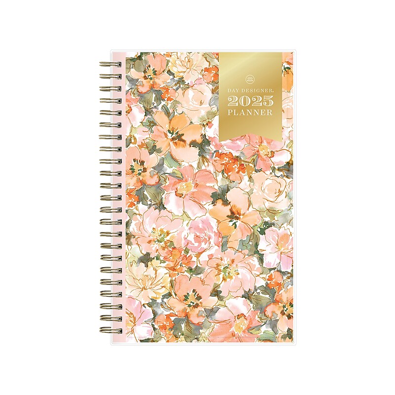 2025 Blue Sky Day Designer Felicity 5" x 8" Weekly & Monthly Planner, Plastic Cover, Multicolor (148139) image 1