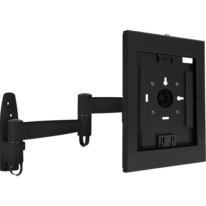 Mount-It! Adjustable Anti-Theft iPad Wall Mount with Swing Arm, Black (MI-3774B_G10) image 1
