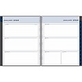 2024 Blue Sky Passages 8.5" x 11" Weekly & Monthly Planner, Charcoal Gray (100008-24)