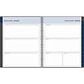 2024 Blue Sky Passages 8.5" x 11" Weekly & Monthly Planner, Charcoal Gray (100008-24)