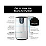 Shark True HEPA Air Purifier, 4-Speed, White (HP102)~#|#~611ECC35-C352-434A-96CEB3C366E51EAF_sc7
