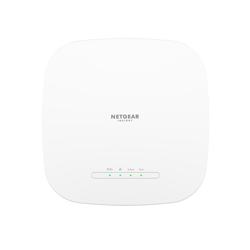 Netgear AX3000 AX & AC3000 Dual Band WiFi 6 Access Point, White (WAX618111NAS) image 1
